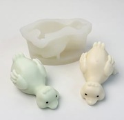 KACZKA forma silikonowa 11*5.4 do Świec Odlewów Musów Deserów Czekolad 