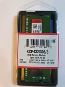 Pamięć RAM KINGSTON 8GB 3200MHz SODIMM DDR4 (KCP432SS6/8)