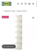 regał ikea lack biały