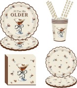 Zestaw jednorazowych naczyń papierowych 60 sztuk espresso