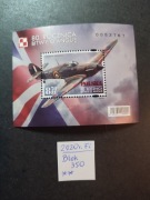 Blok 350** 5097** 80 rocznica Bitwy o Anglię 2020 r.