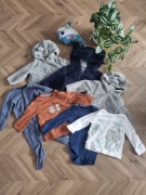 Zestaw ubranek dla chłopca 3-6mc bluza miś body bluzka 