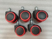 Kółka do fotela krzesła 5 szt. dobrze się kręcą