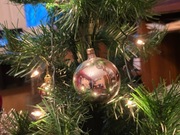 Stare bombki z okresu PRL srebrne 11 sztuk