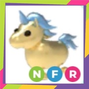 Neon Fly Ride Golden Unicorn NFR | Adopt Me | Roblox