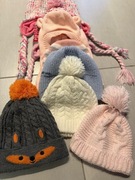 Zestaw czapek zimowych – rozmiar 12–36 miesięcy | 9 szt.