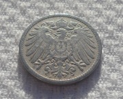 Niemcy Wilhelm II Hohenzollern 10 pfennig fenigów 1901 J WiHM Hamburg KM#12