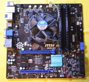 MSI B85M-G43 PŁYTA GŁÓWNA 100% OK + i3-4130 + 8GB DDR3 CORSAIR