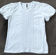 Bluzka biała 152-158 (brak metki) COCCODRILLO , Stan idealny