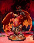 Orcus Lord Kości Demon Figurka 32mm 14K zgodna z DnD RPG Pathfinder Warham.
