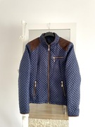 Granatowa kurtka jesienna pikowana S jesień