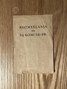 Antyk 1937 r. Rozmyślania do I Komunii Św. – Poznań – Unikat