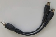Kabel wtyk RCA (cinch) - 2x gniazdo RCA (cinch)
