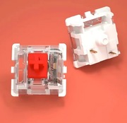 Przycisk GATERON, czerwony, nacisk 45g, kompatybilny z Cherry MX