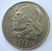 10 zł złotych TADEUSZ KOŚCIUSZKO 1970 rok - mennicza