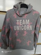 Bluzy Primark H&M myszka Jednorożec kaptur 134/140