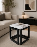 Stolik kawowy lewitujący w stylu loft 