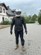 Kompletny strój motocyklisty - kurtka, spodnie, rękawiczki Richa Sky