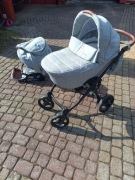 Wózek wielofunkcyjny 2w1 Bebetto Luca  Gondola + Spacerówka Szary