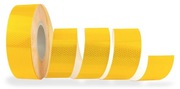 TAŚMA ODBLASKOWA SAMOPRZYLEPNA NAKLEJKA ŻÓŁTA