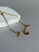 Delikatna bransoletka muszle muszla Zezu jewelry cyrkonia