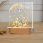 Wkład Akrylowy do Lampki LED 15x15 cm – Grawer FOTO / Personalizacja