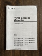 Video Cassette Recorder-instrukcja