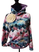 Bluza z kapturem damska górska łąka Góry L