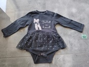 Piękne body/sukienka, r. 86, nowe, z matką