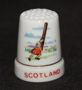 Naparstek Kolekcjonerski Porcelanowy Scotland #1