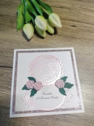 Ręcznie wykonana pamiątka komunii 