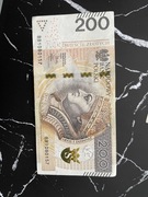 200 zł seria BB1080157 z 30 marca 2015 roku 