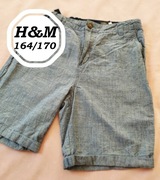 H&M Spodenki szorty chłopięce niebieskie 164 / 170 cm
