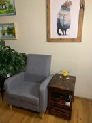 Stolik Barek na Kółkach Kraft Drewno Rustykalny