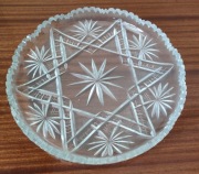 Kryształowy talerz 18cm PRL