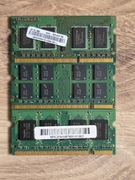 Zestaw pamięci RAM do laptopa – DDR2 i DDR3 (różne modele)