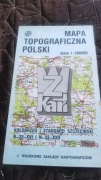 MAPA TOPOGRAFICZNA POLSKI - KOŁOBRZEG I STARGARD N-33-XVI i N-33-XXII