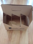 karton pudełko opakowanie torba papierowa składana na 6 win, 5 szt.