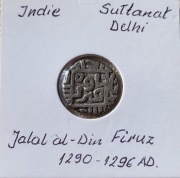 INDIE Sułtanat Delhi Jalal al Din Firuz 1290- 1296 A.D Ag
