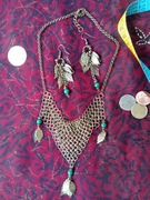 Naszyjnik vintage, kolczuga, handmade, unikat