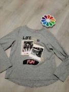 Bluzka T-shirt szara 