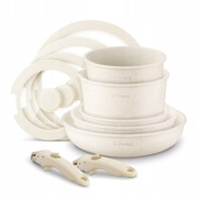 Garnki Zilner z wypinaną rączką ZL-8571- komplet ganków marmurkowych