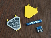 Klocek, element Lego x1435pb001 3068pb0096R 6636pb009 do 7256 Star Wars