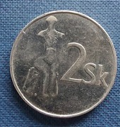 Moneta Słowacja 2 korony 1995