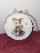 Bombka świąteczna, medalion