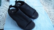 sandały damskie czarne siatkowe bardzo lekkie rozmiar 39