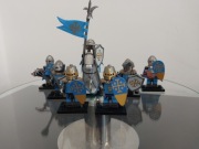 Minifigurka 7 sztuk Rycerz Wojownik Niebiescy kompatybilne z LEGO