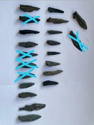 Antyczny grot strzały z brązu 