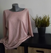 Błyszczący bluzka top