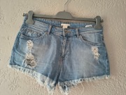 Szorty jeansowe , spodenki błękitne, krótkie, M, H&M